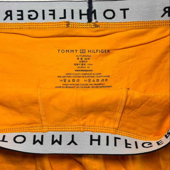 Tommy Hilfiger Men's Boxer Brief in Orange - XL - Picture 2 of 3